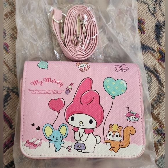 NWT Helly Mymelody PU Leather Coddbody Purse - Picture 1 of 3